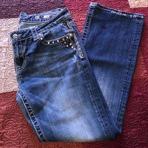 Miss Me Easy Boot Jeans EUC Size 31 x 31”
